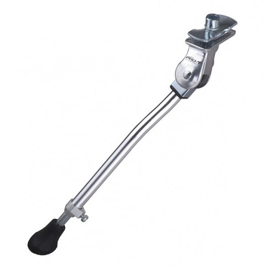 Stojan Pro-T stredový nastaviteľný Al skrutka 50mm s protikusom strieborný 20-28"