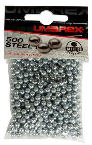 Oceľové BB guličky Umarex cal.4,5mm 500ks