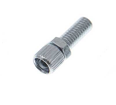 Skrutka na nastavovanie čeľusťových bŕzd