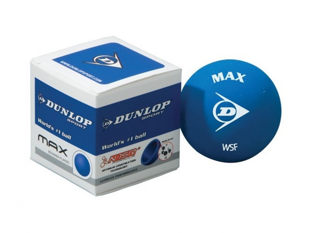 Loptička na squash Dunlop Max pre začiatočníkov
