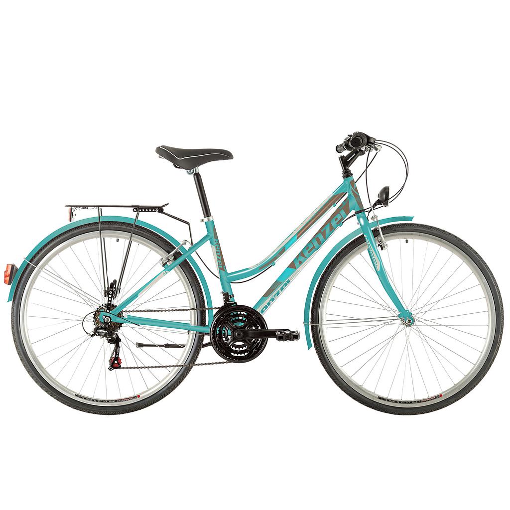 Bicykel Kenzel Fresh dámsky 3x6spd tyrkysový