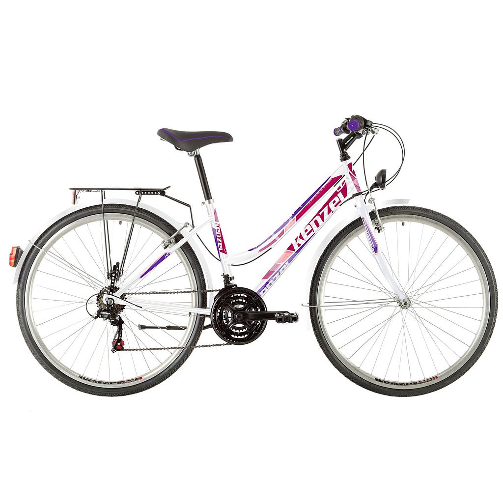 Bicykel Kenzel Fresh dámsky 3x6spd bielo-ružový