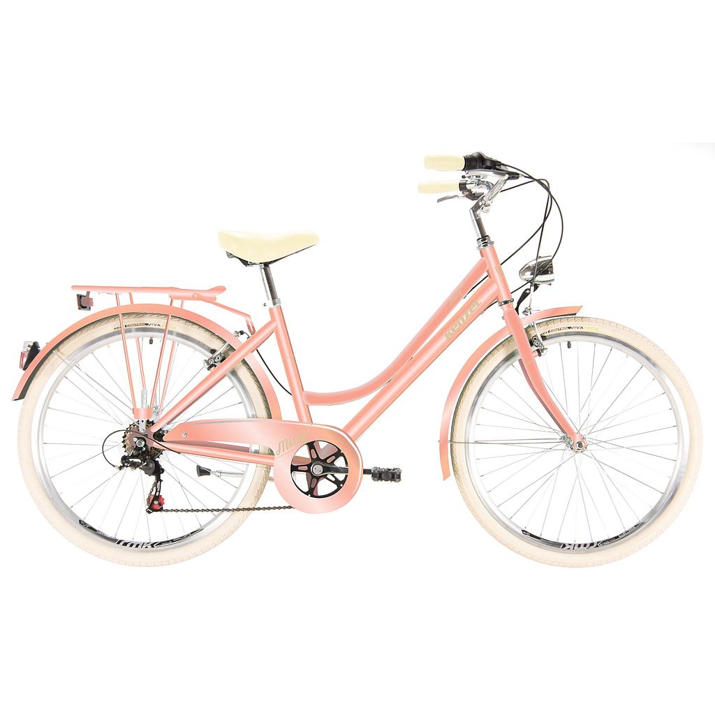 Bicykel Kenzel Missy 26" s prehadzovačkou 6spd lososový