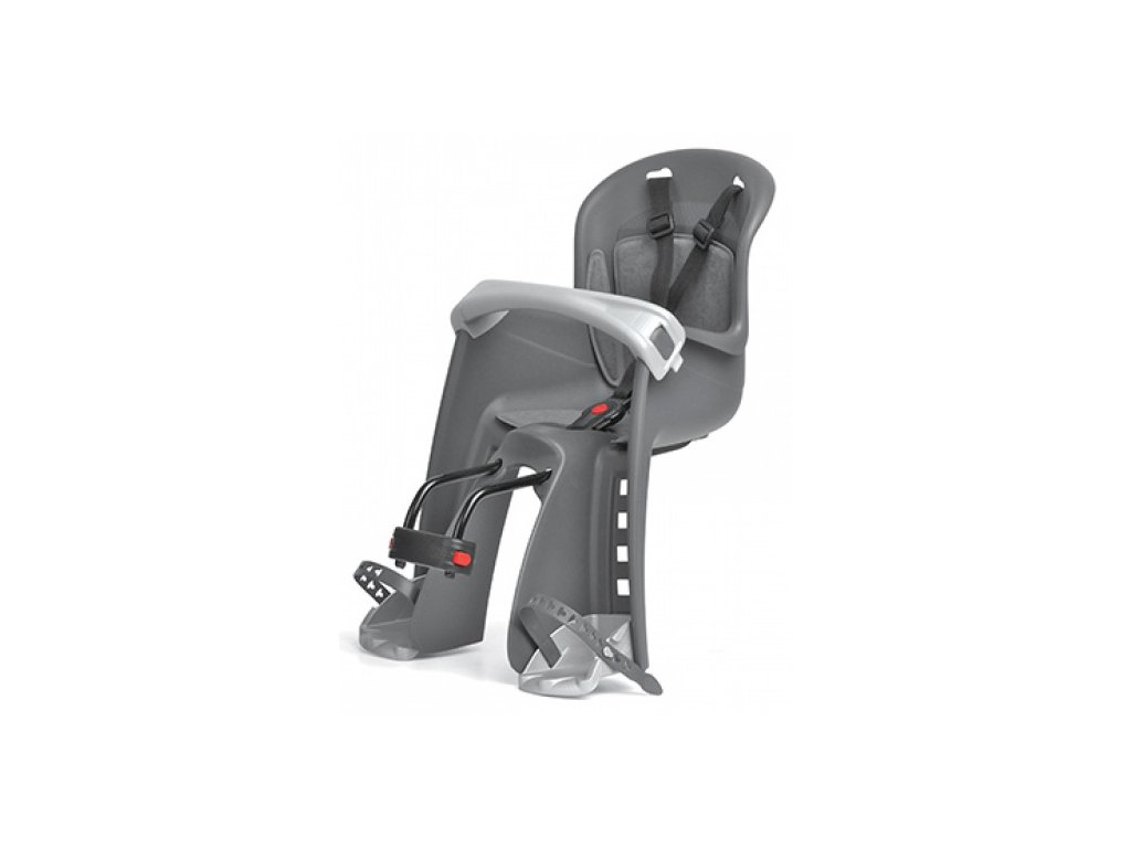 Detská sedačka Polisport Bilby Junior 3-bodová predná šedá