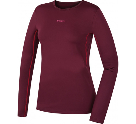 Dámske termo tričko Husky Active Winter Long s dlhými rukávmi figové XS