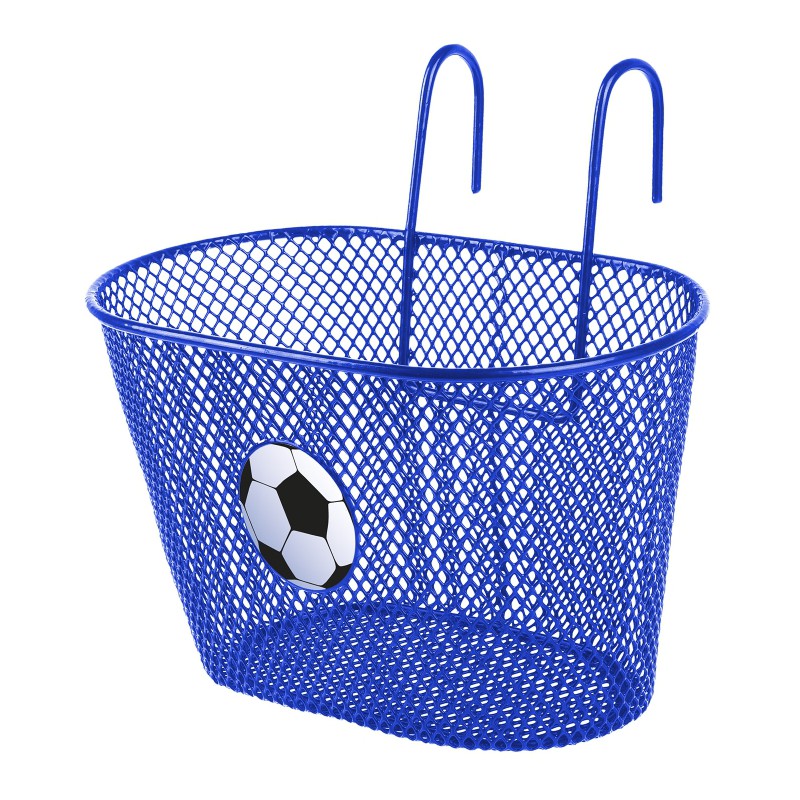 Detský košík oceľový modrý