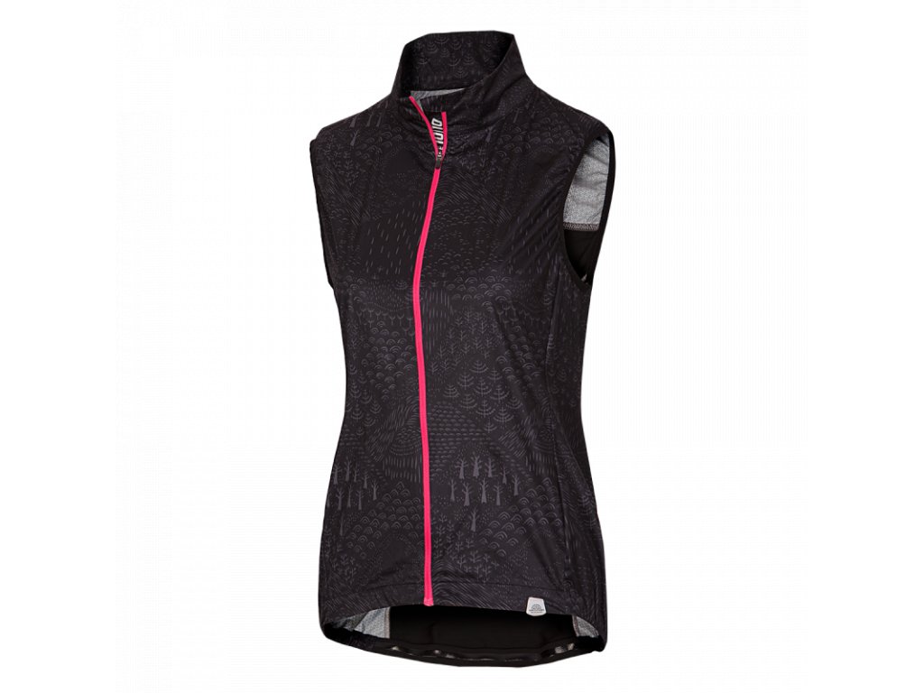 Dámska kombinovaná vesta e-bike 2,5l čierna