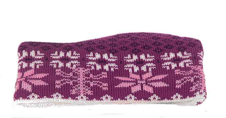 Čelenka na zimu nórsky vzor Vločka 4