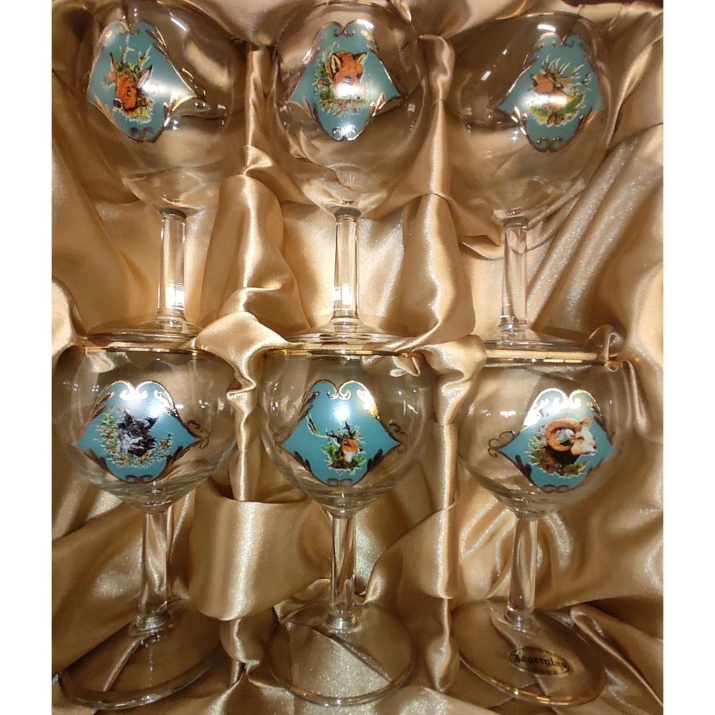 Poháre na stopke Jagerglass na víno 150ml / 6ks